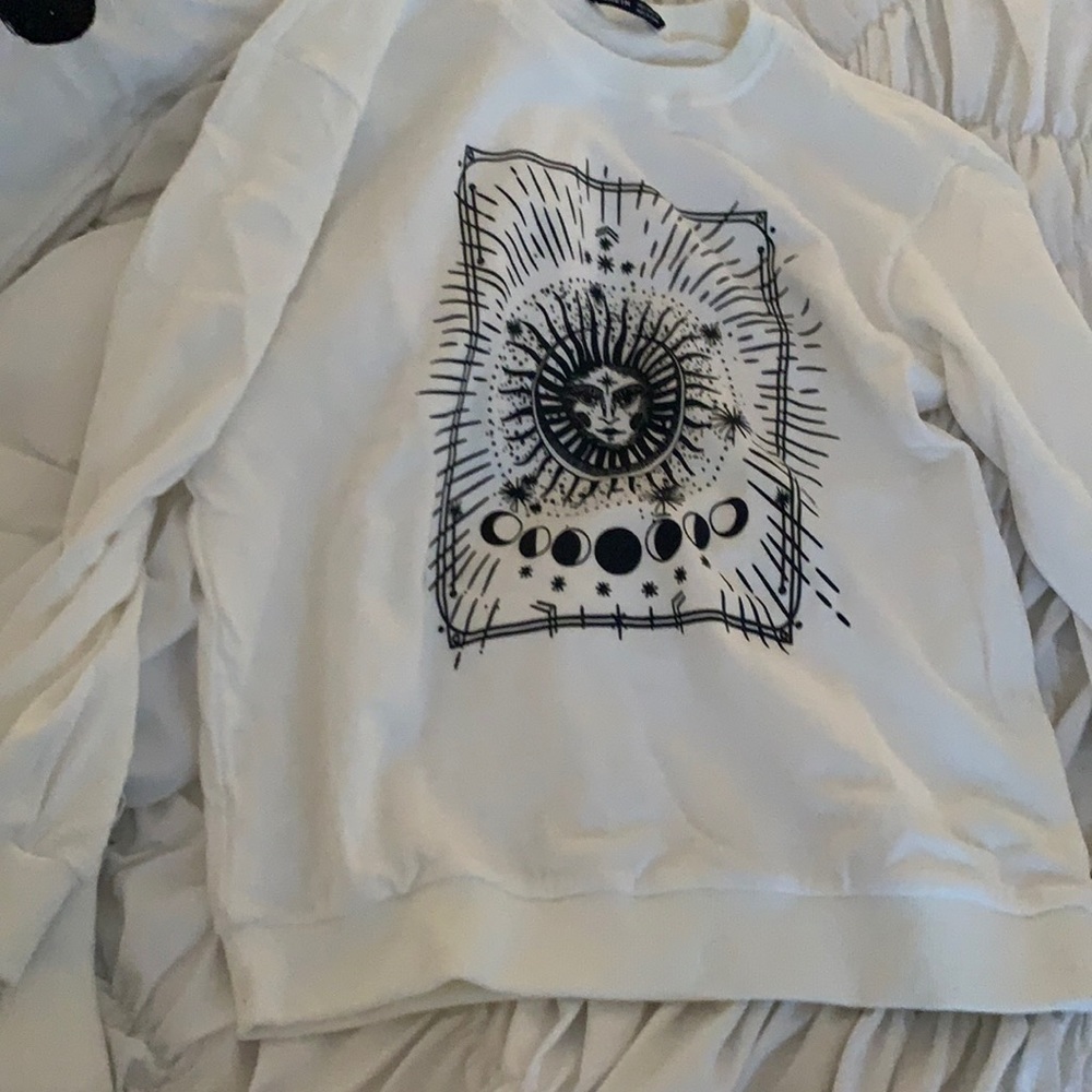 White crew neck
